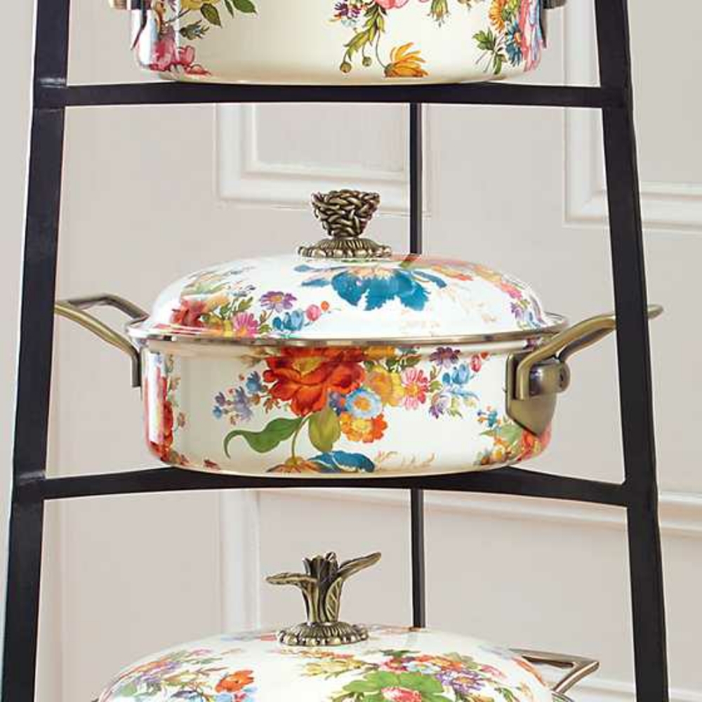 MACKENZIE CHILDS 3 QT CASSEROLE NIB